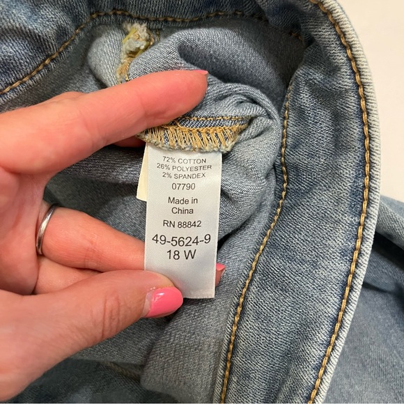 Denim 24/7 Button Front Jean Skirt - Picture 4 of 8